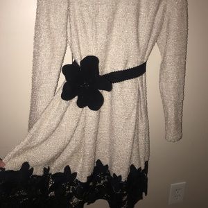 Altar’d State Cream Sparkly Dress (worn once)!